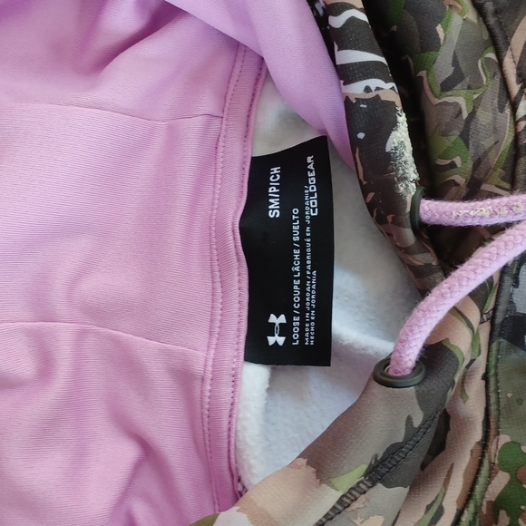 Under Armour Camo Hoodie Size S - Picture 6 of 8